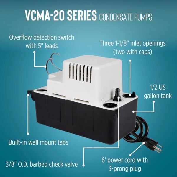 Condensate Pumps & Drain Accessories